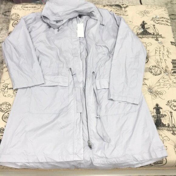 Eileen Fisher Hooded Nylon Jacket - Picture 3 of 10